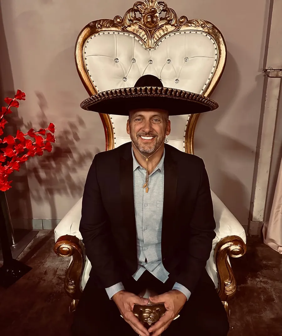 Chad McCall in a charro sombrero — the Flipping Gringo