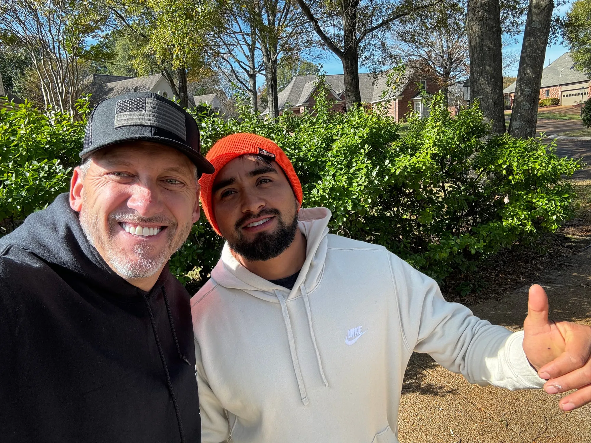 The Flipping Gringo team in a renovated neighborhood
